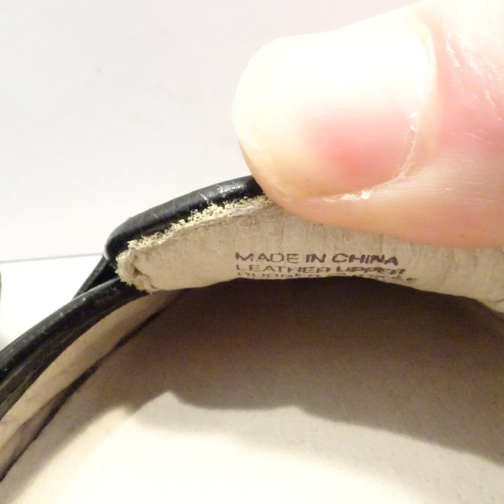 Michael Kors Fulton Moc Flats Black Leather w/ Black Hardware Womens size 5 - Picture 4 of 6